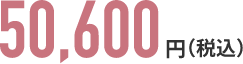 50,600円（税込）